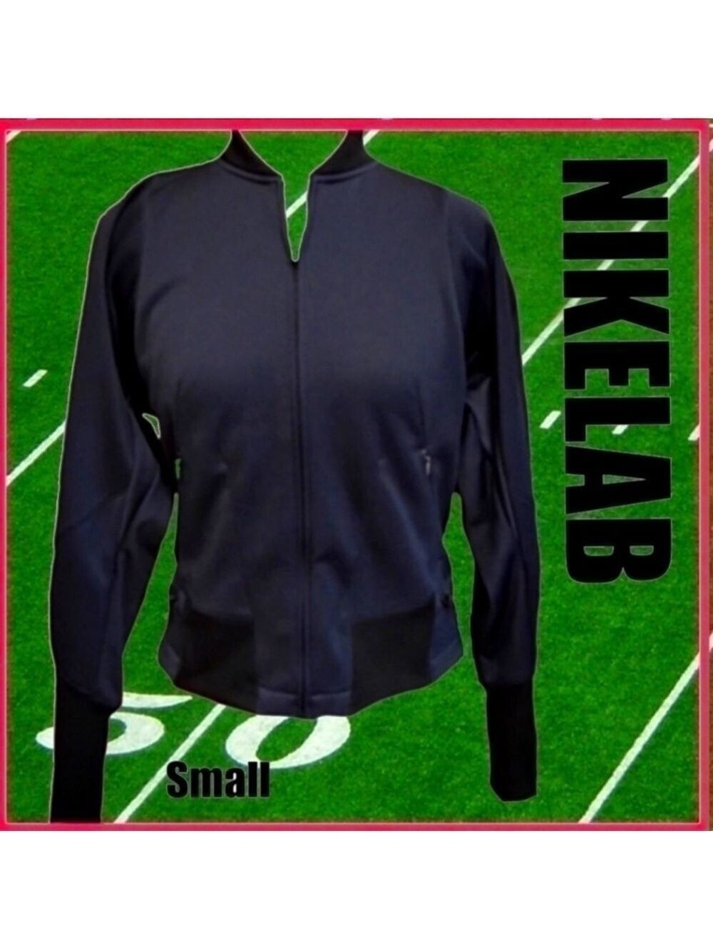 New Nike Lab JFS Collection Colab Navy Black Athletic Sports Jacket Small NWT